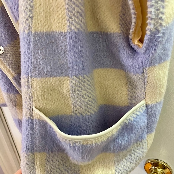 Andersen & Lauth Lilac and Cream Plaid Vest (Anthropologie) - Picture 4 of 5